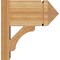 Ekena Millwork Legacy Arts & Crafts Rough Sawn Outlooker, Western Red Cedar, 8"W x 14"D x 14"H OUT08X14X14LEC03RWR - alternate 2
